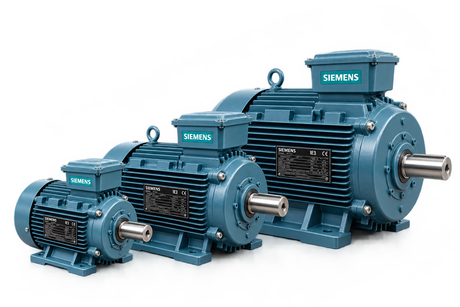 Siemens IE3 industrial motor